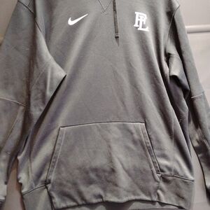 Nike Black Pullover Hoodie with White Logos